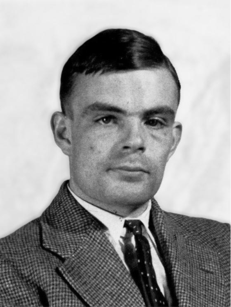 Imagen de Alan Turing en la Universidad de Princeton. Fuente: Wikimedia commons.