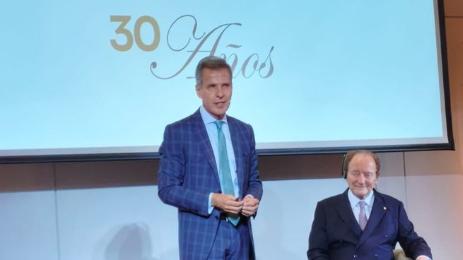 Martín Redrado en el aniversario número 30 de la Fundación Capital.