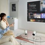 “Descubre el nuevo miniproyector portátil de Samsung con IA”