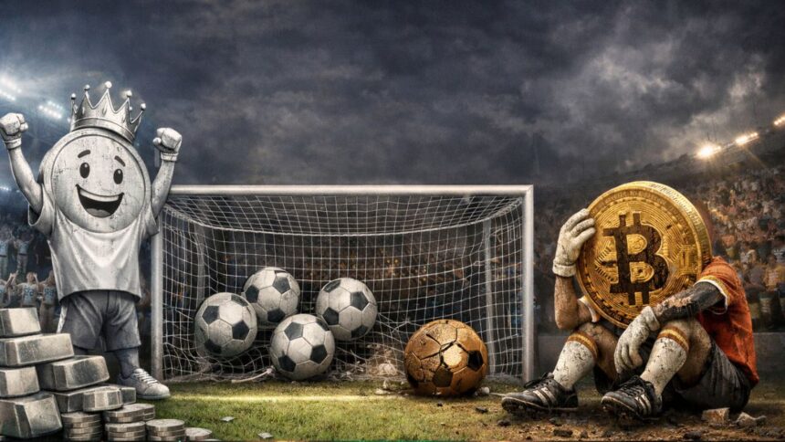 “Plata vs Bitcoin: ¿Por qué la plata gana por goleada?”