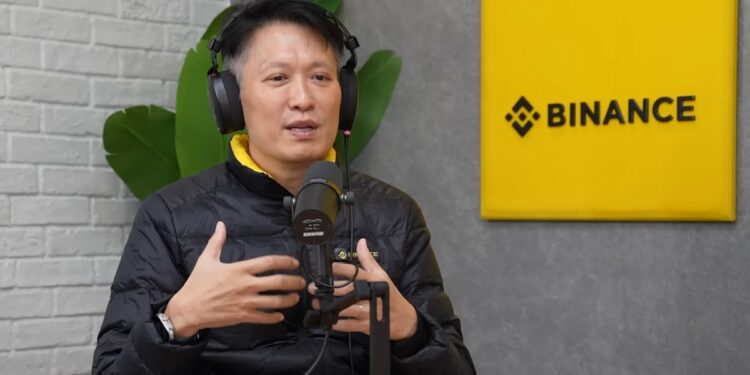 Fotografía del CEO de Binance, Richard Teng.