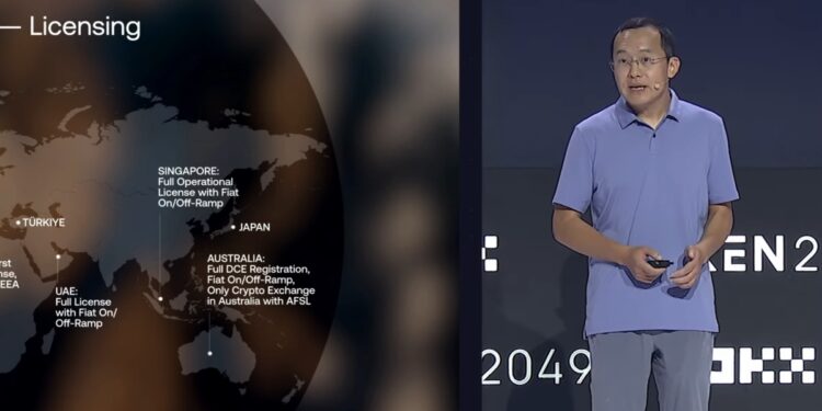 Fotografía del CEO de OKX, Star Xu.