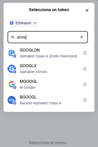Screenshot de la wallet Metamask.