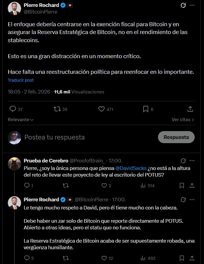 Post de X de Pierre Rochard.