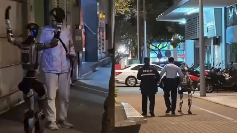 VIDEO | Detuvieron a un robot humanoide: asustó a una mujer que debió ser internada