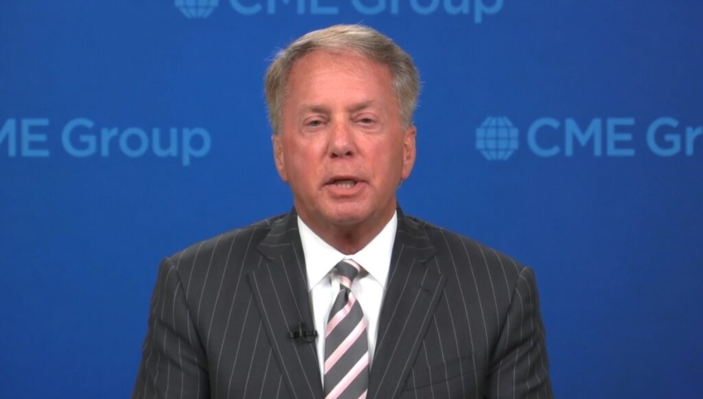Fotografía del CEO de CME Group, Terrence Duffy.