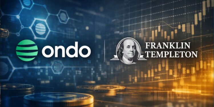 El logo de Ondo Finance junto al de Franklin Templeton.