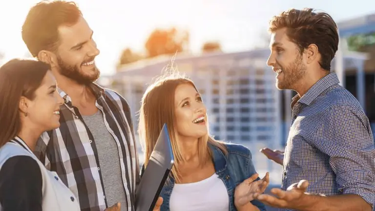 grupo de compañeros de trabajo