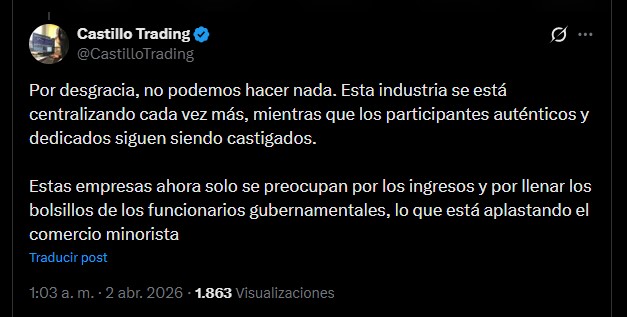 Captura de pantalla de comentario de X sobre hackeo a Drift.