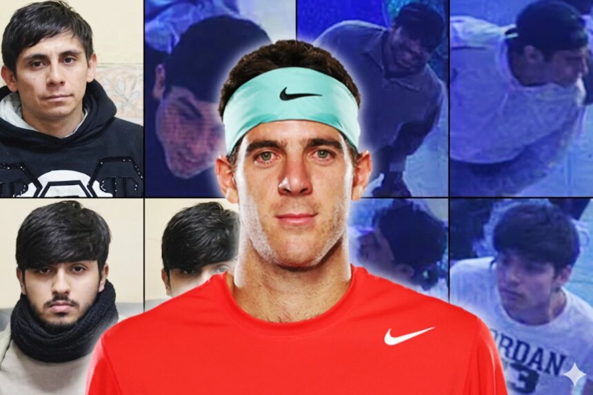 Cayó una banda integrada por chilenos por el robo a Del Potro en Tandil