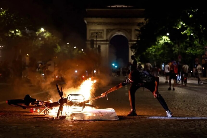 Caos en Francia tras la final de la Champions: más de 400 detenidos en una noche de violencia
