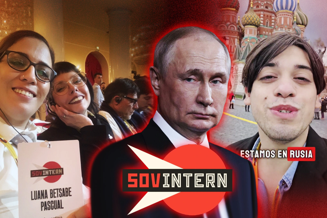 Una comitiva de influencers kirchneristas viajaron a Rusia a un congreso del régimen.