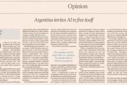 Milei llevó al Financial Times su plan para desarrollar la IA sin trabas regulatorias