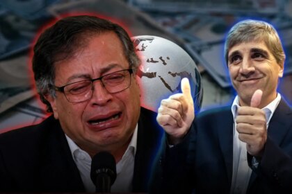Caputo cruzó a Gustavo Petro en X y le dio una clase básica de economía