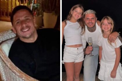 Así fue el reencuentro de Mauro Icardi con sus hijas, en el que conoció a Martín Migueles, el nuevo novio de Wanda Nara