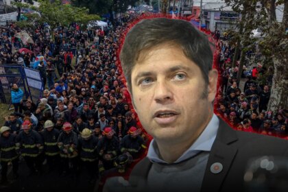 Denuncian que Kicillof mantuvo a policías y bomberos sin agua, comida ni descanso durante el velorio del Indio Solari