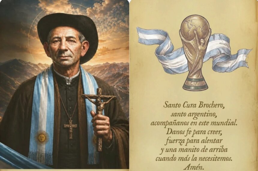 Córdoba impulsa una campaña para pedirle al Cura Brochero por la Selección Argentina