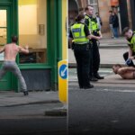 Un hombre blanco fue arrestado tras apuñalar a 5 inmigrantes ilegales musulmanes