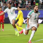Argelia le ganó 2-1 a Jordania y le aseguró el primer puesto a Argentina en el Grupo J