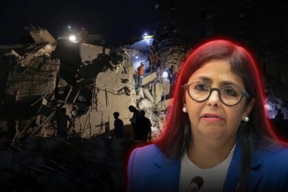 Delcy Rodríguez declaró la emergencia en Venezuela: líderes de la región ofrecen ayuda humanitaria tras el terremoto