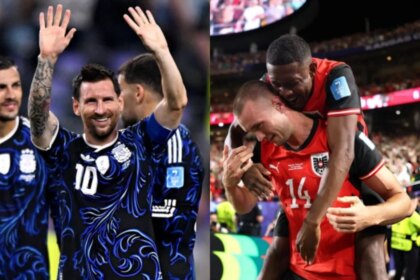 Grupo J terminado: Argentina 1°, Austria 2°, Argelia 3° y Jordania 4°