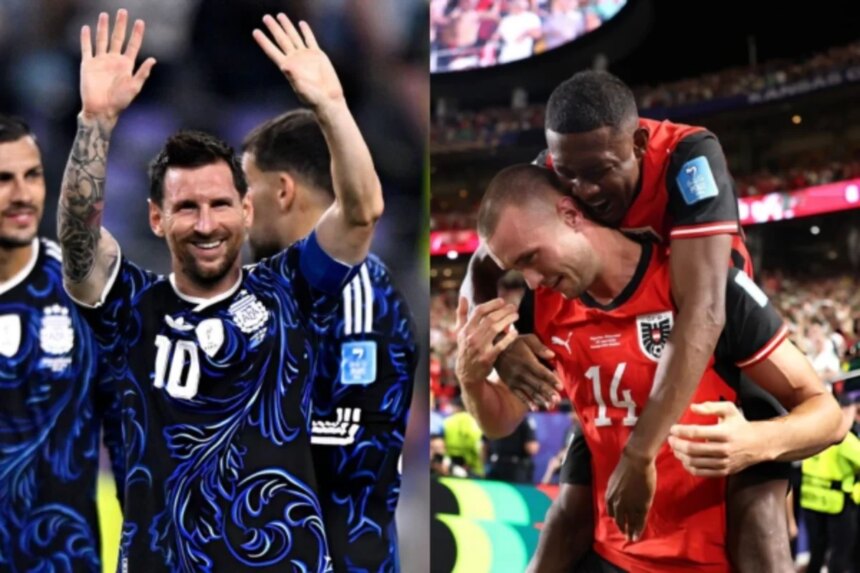 Grupo J terminado: Argentina 1°, Austria 2°, Argelia 3° y Jordania 4°