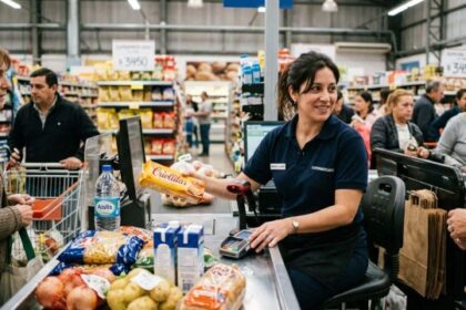 El monto que cobra un cajero en Carrefour, Coto y otros supermercados: sueldo en julio 2026