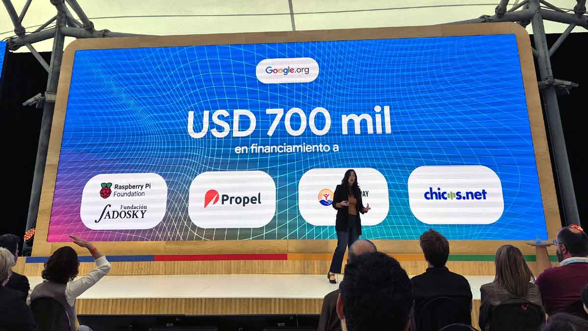 4 entidades recibirán los fondos filantrópicos de Google.
