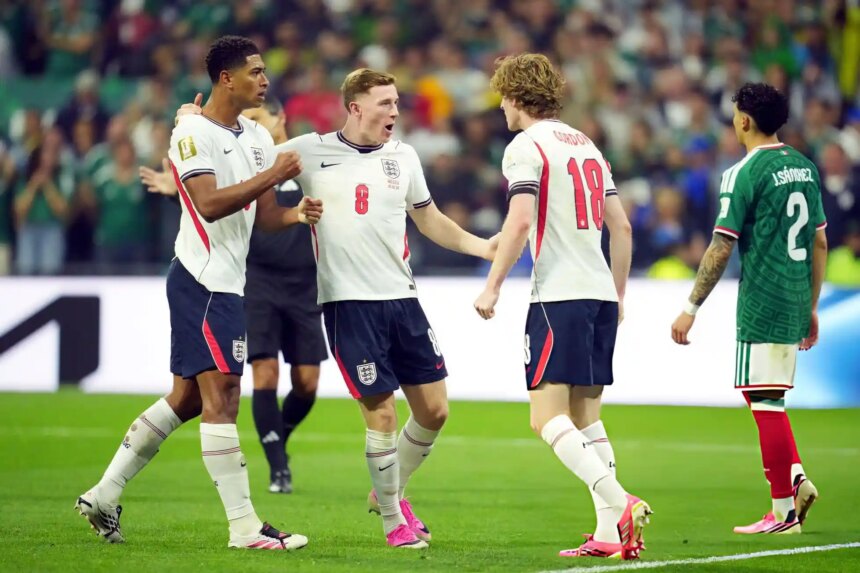 Canta y no llores: Con uno menos, Inglaterra le ganó 3-2 a México y clasificó a los cuartos de final