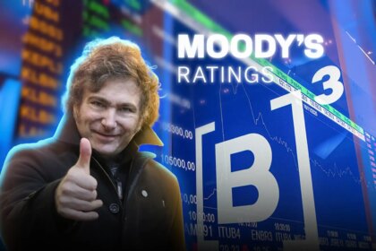 Moody’s elevó la calificación crediticia de la Argentina de Caa1 a B3