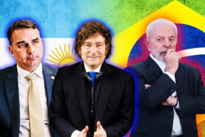 Javier Milei respaldó la candidatura de Flávio Bolsonaro y destruyó al dictador Lula da Silva