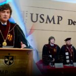 Javier Milei fue nombrado Doctor Honoris Causa por la Universidad San Martín de Porres