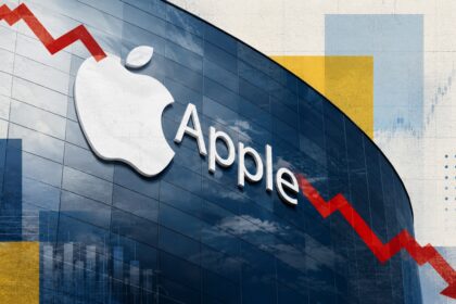 Wall Street castiga a Apple: la acción se desploma 8% pese a un balance mejor de lo previsto