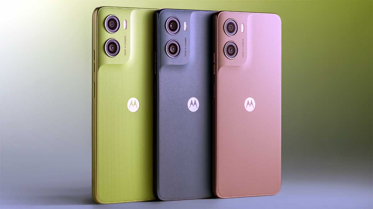 El Motorola Moto G06 viene en tres colores.