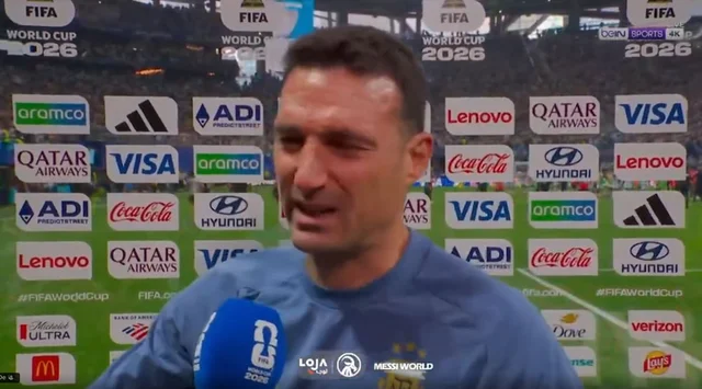 Un video muestra la emoción de Scaloni por las palabras de un niño que alentó a la Selección en un acto por el 9 de Julio
