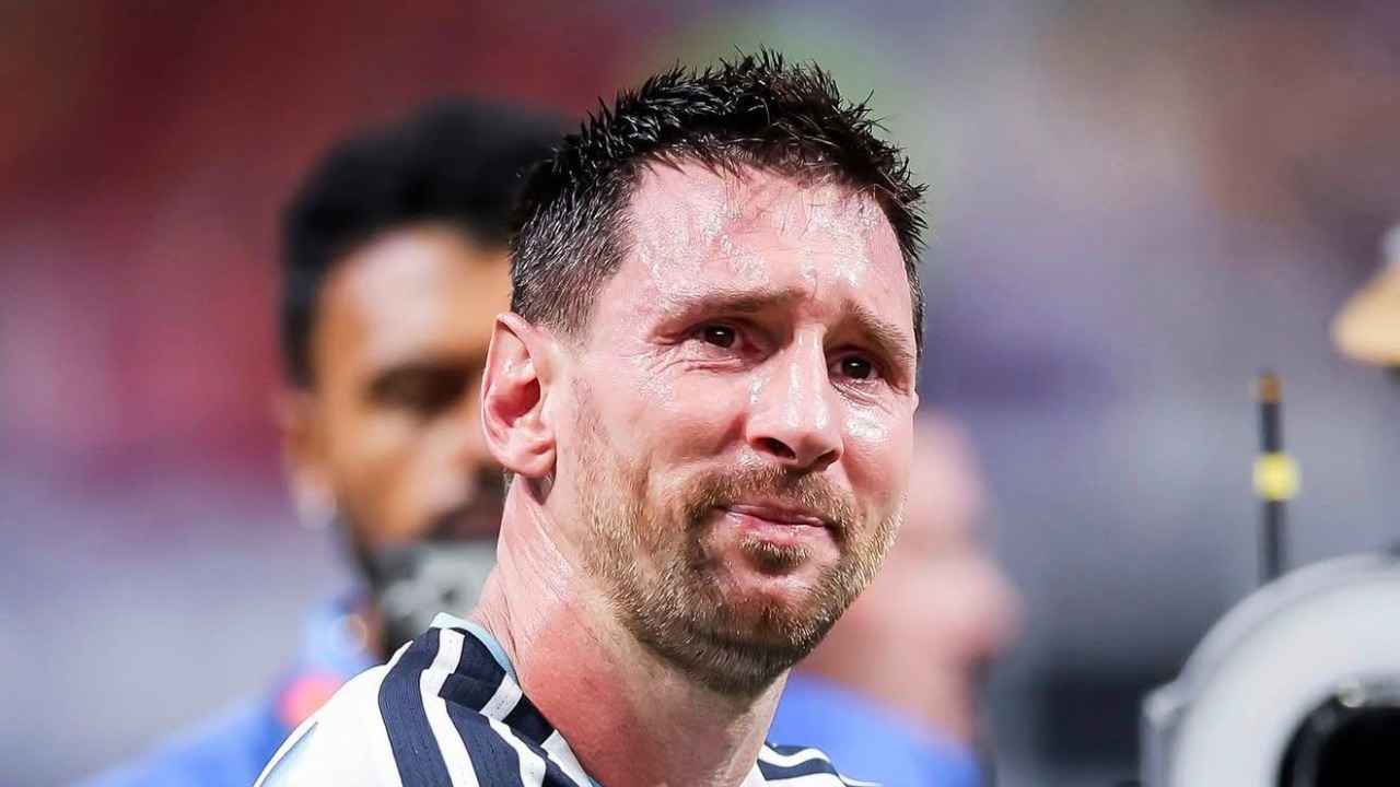 Lionel Messi, emocionado tras la victoria de la Selección argentina