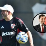 El presidente de River respaldó a Eduardo Coudet y aseguró su continuidad: “Coudet no se toca”