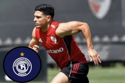 Maxi Salas dejó River y viajó a Mendoza para sumarse a Independiente Rivadavia