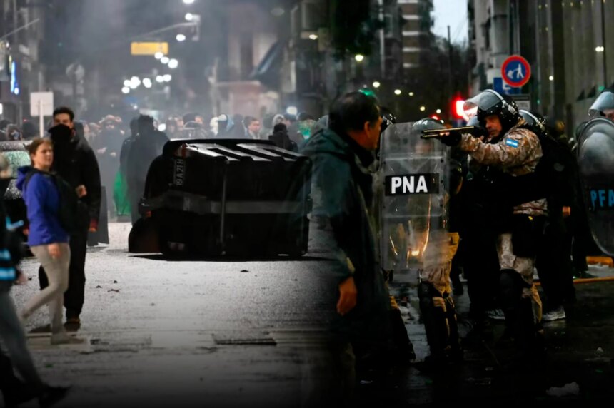 Disturbios frente al Congreso: al menos 12 kirchneristas detenidos y 4 policías heridos por los violentos ataques