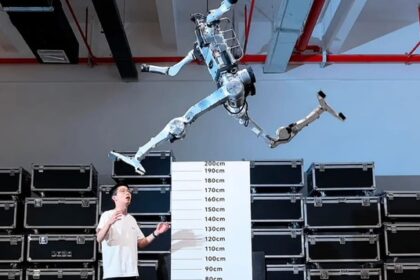 Empresa china creó un robot humanoide que corre más rápido que Usain Bolt