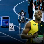 Un robot humanoide chino destrozó el récord mundial de Usain Bolt en los 100 metros