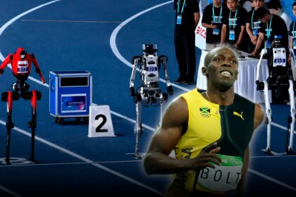 Un robot humanoide chino destrozó el récord mundial de Usain Bolt en los 100 metros