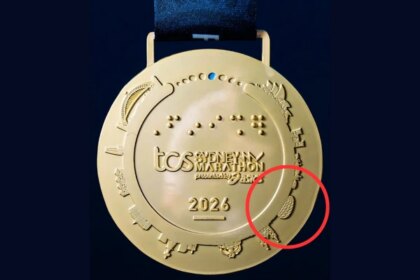 Insólito: las medallas de la Maratón de Sídney incluyeron por error un estadio de Alemania en su diseño