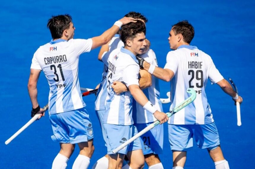 Los Leones derrotaron 5-3 a India y se metieron en las semifinales del Mundial de Hockey