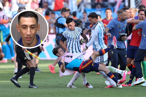 Ángel Di María cuestionó las sanciones de FIFA a Paredes y Molina: “Es bastante exagerado todo”