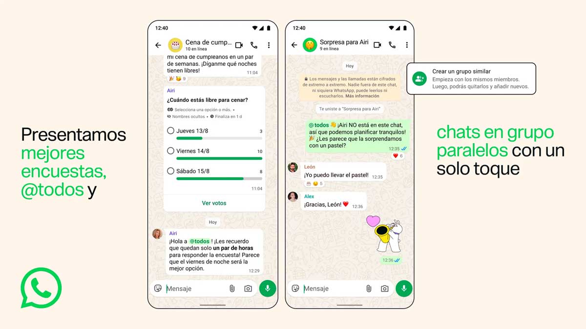 Los cambios anunciados por WhatsApp