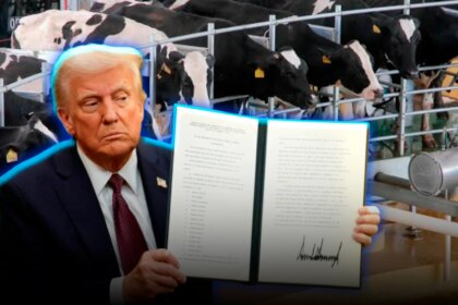 Donald Trump firmó una serie de decretos destinados a fortalecer el sector ganadero
