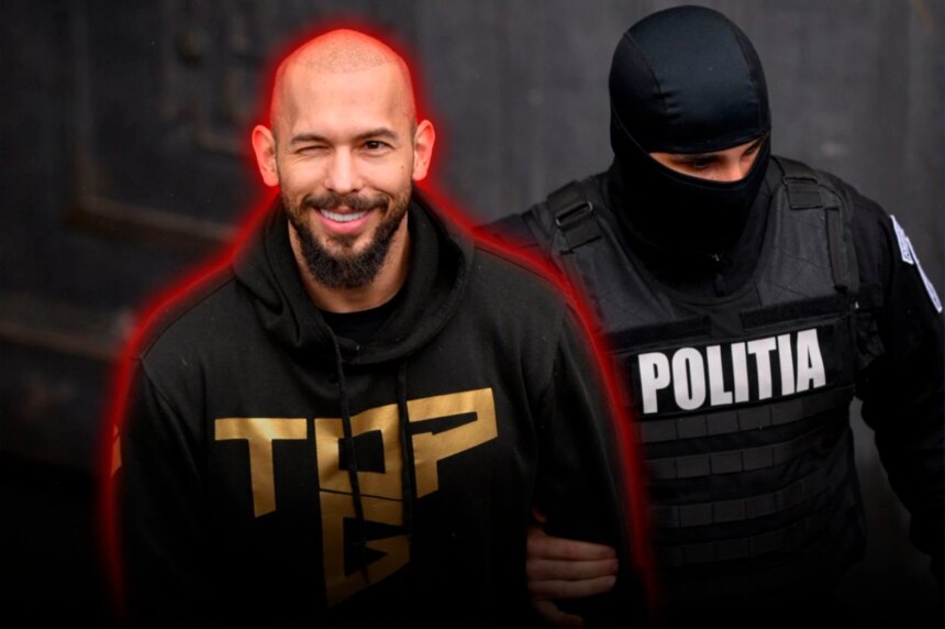 Andrew Tate fue acusado en Rumania de trata de menores, lavado de dinero y otros delitos