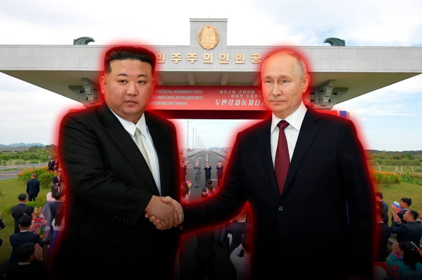 Corea del Norte y Rusia inauguraron un puente que conecta ambos países para fortalecer la cooperación logística