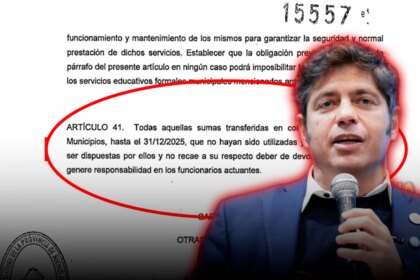 El gobierno de Kicillof destina más de $59.000 millones a medios y una ley que permite retener fondos sin devolverlos
